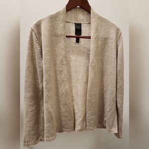 Eileen Fisher 100% Hemp Open Cardigan
